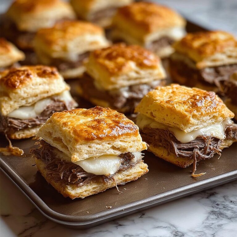 Baked French Dip Biscuits Recipe