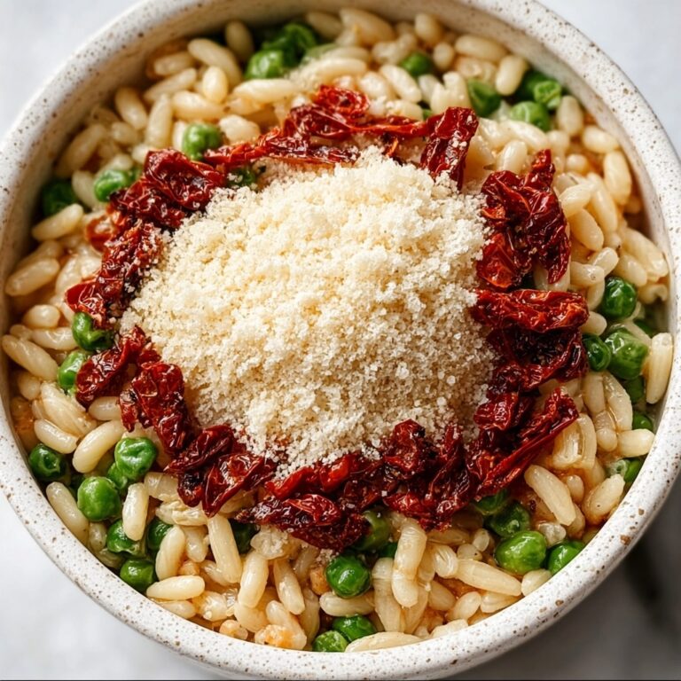 Spring Sun-Dried Tomato Orzotto with Asparagus and Basil Recipe