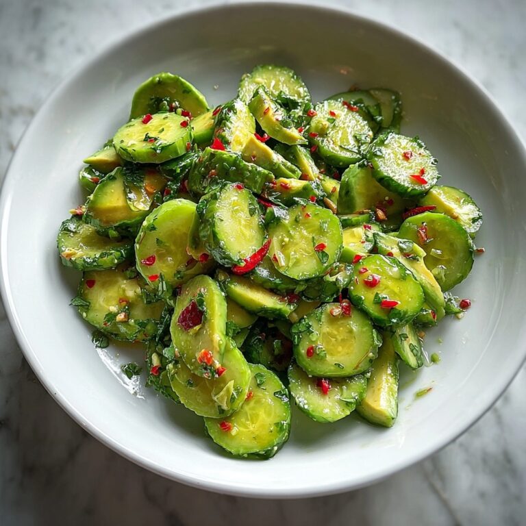 Easy Cucumber Avocado Salad Recipe