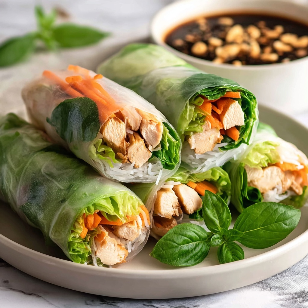 Chicken Spring Rolls Recipe - Recipe Image