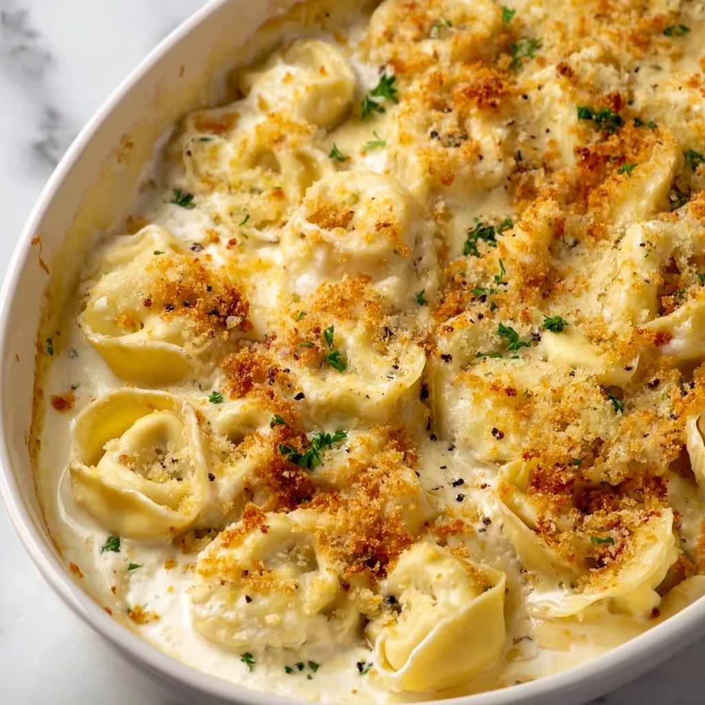 Alfredo Tortellini Bake Recipe - Recipe Image
