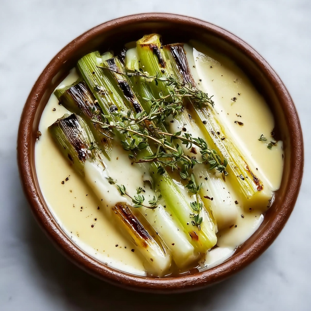 Braised Leeks with Beurre Blanc Recipe - Recipe Image