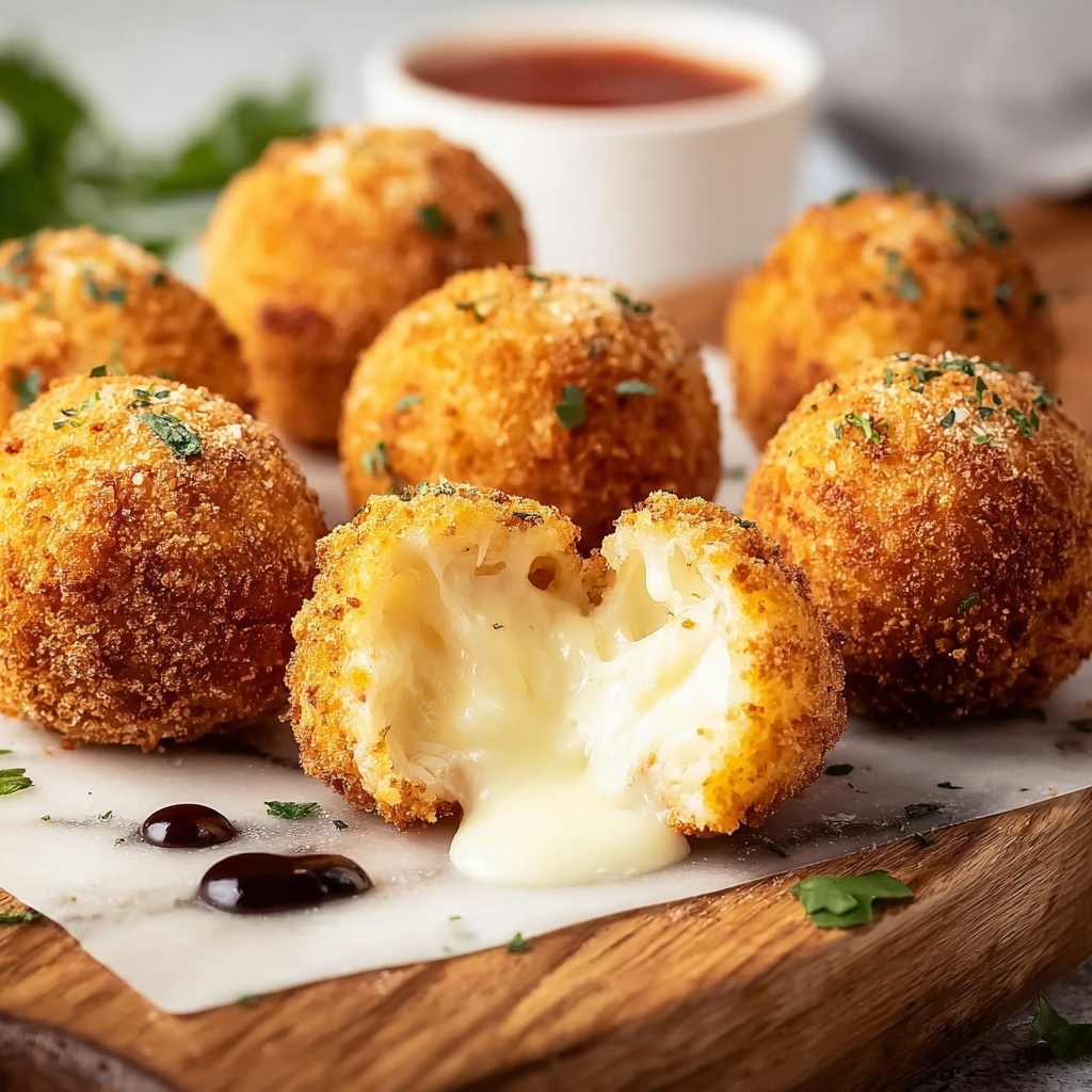 Crispy Fried Cheese Balls Recipe That’s Better Than Takeout Recipe - Recipe Image