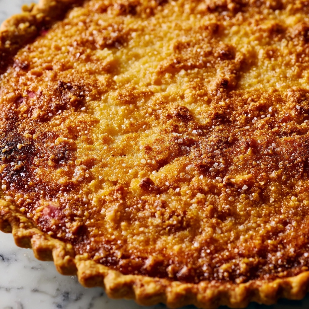 Dutch Rhubarb Pie Recipe - Recipe Image