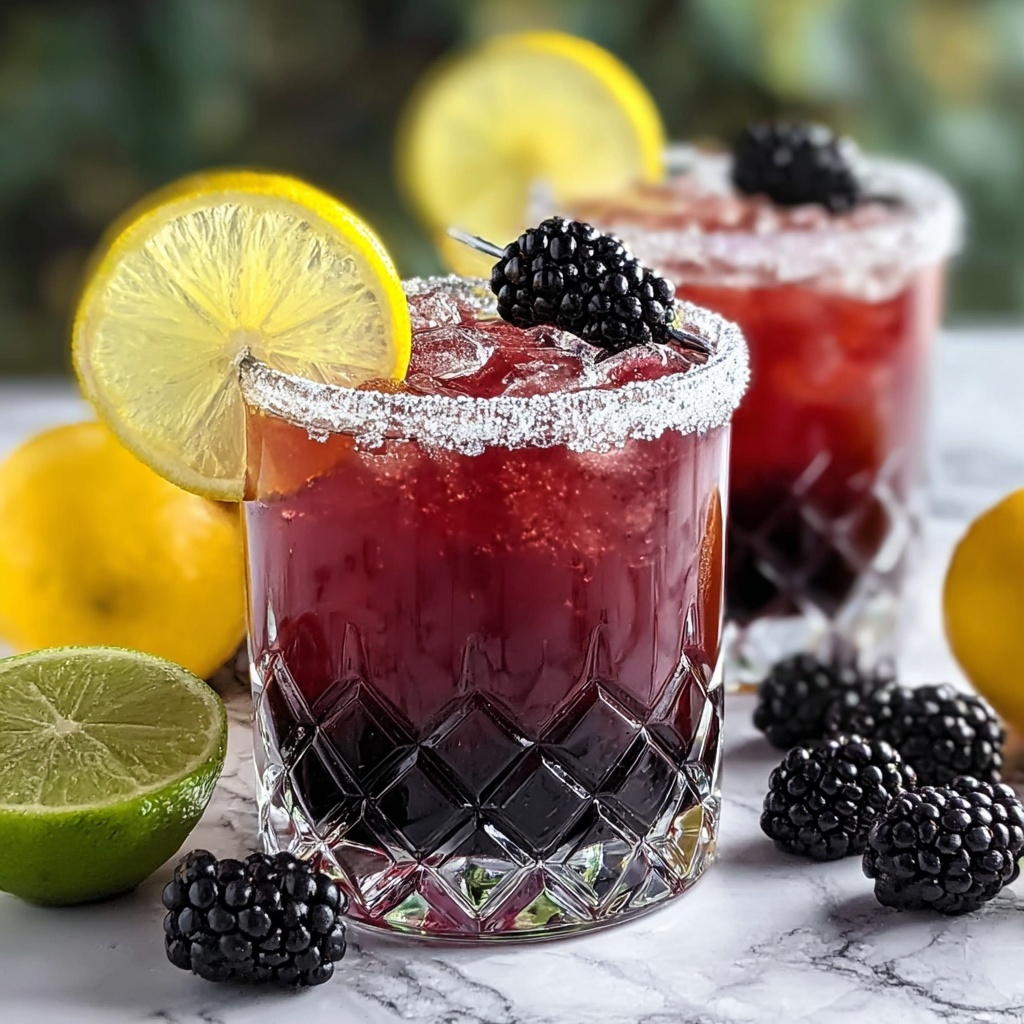 Blackberry Margarita Smash Recipe - Recipe Image