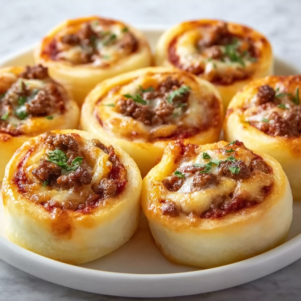 Italian Sausage Pizza Rolls Recipe - Recipe Image