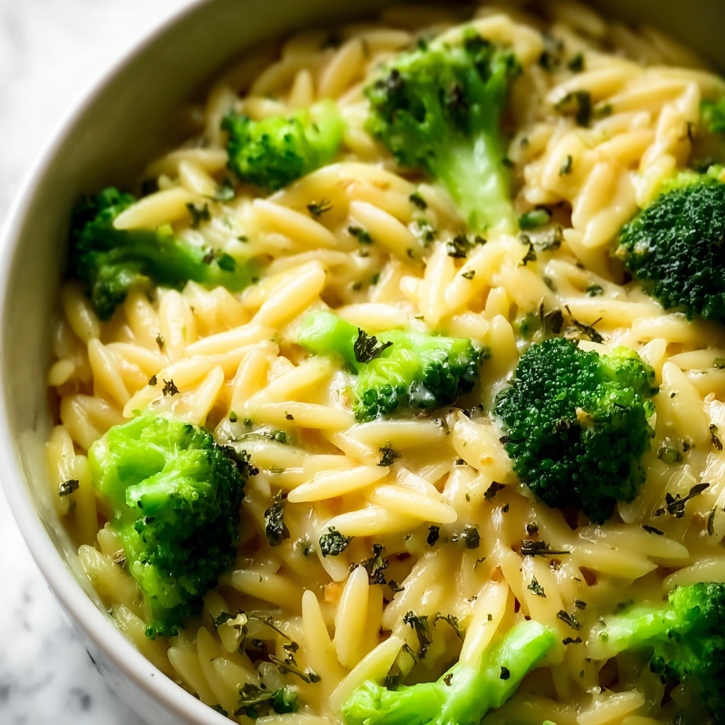 Broccoli Cheese Orzo Recipe - Recipe Image