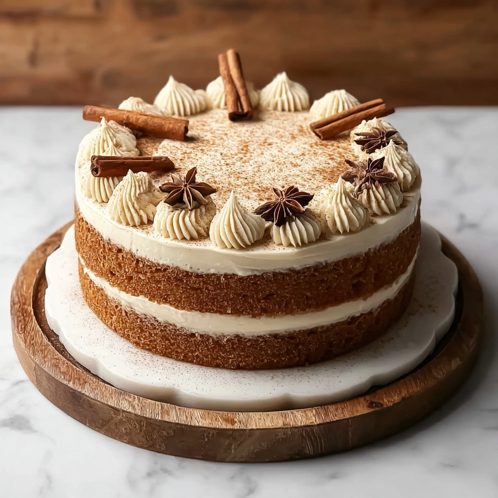 Spiced Brown Sugar Chai Layer Cake Recipe - Recipe Image