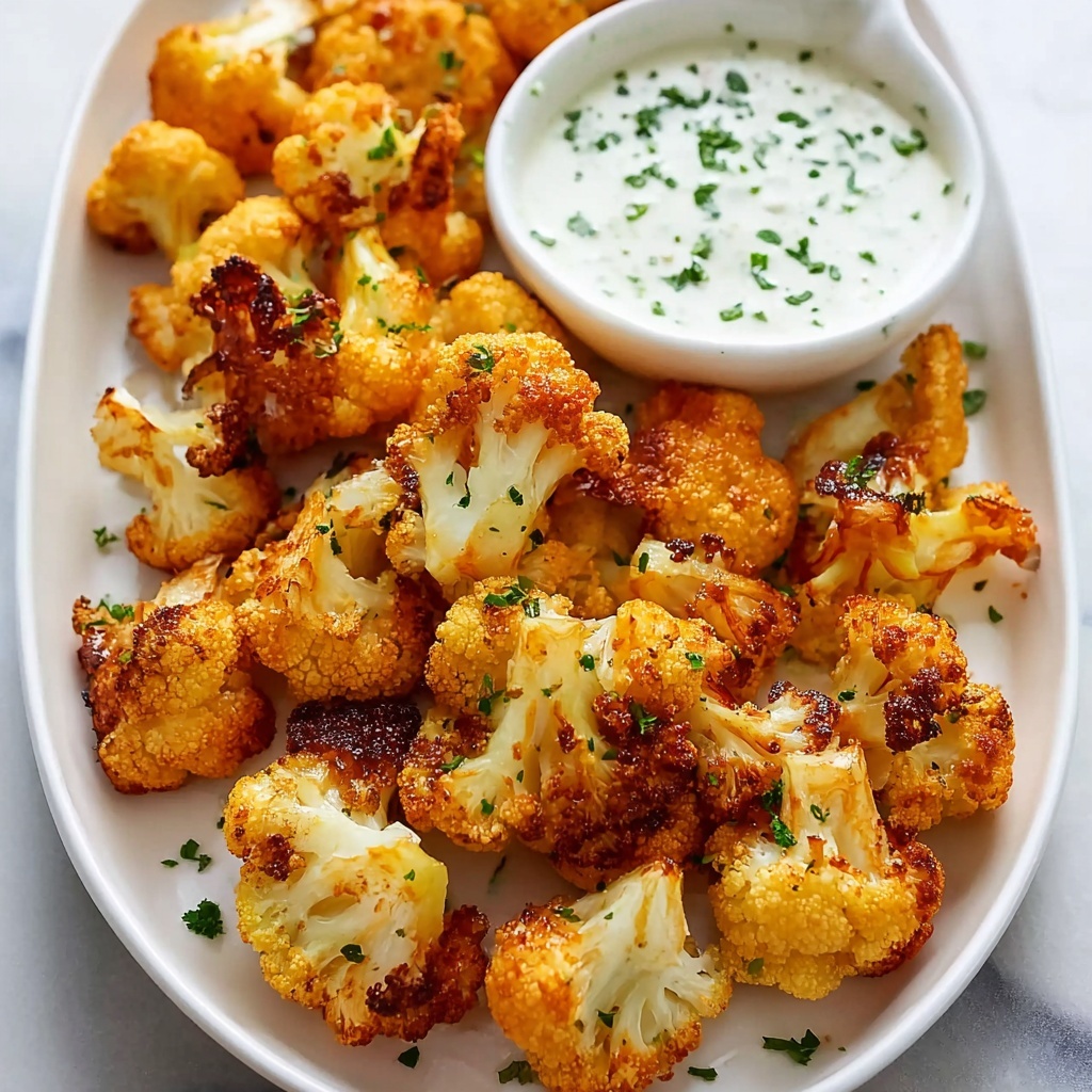 Air Fryer Cauliflower Wings Recipe - Recipe Image