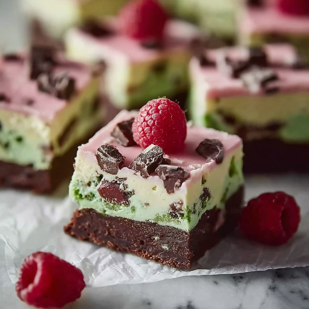 Spumoni Bars Recipe - Recipe Image