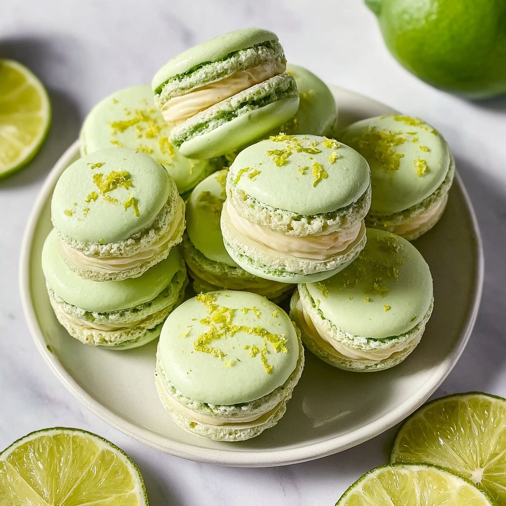 Key Lime Macarons Recipe - Recipe Image