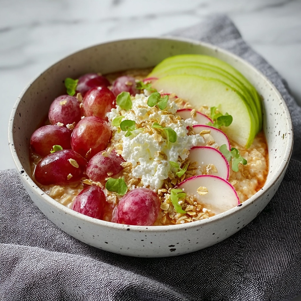 Sweet Maple Rhubarb Oatmeal Recipe - Recipe Image