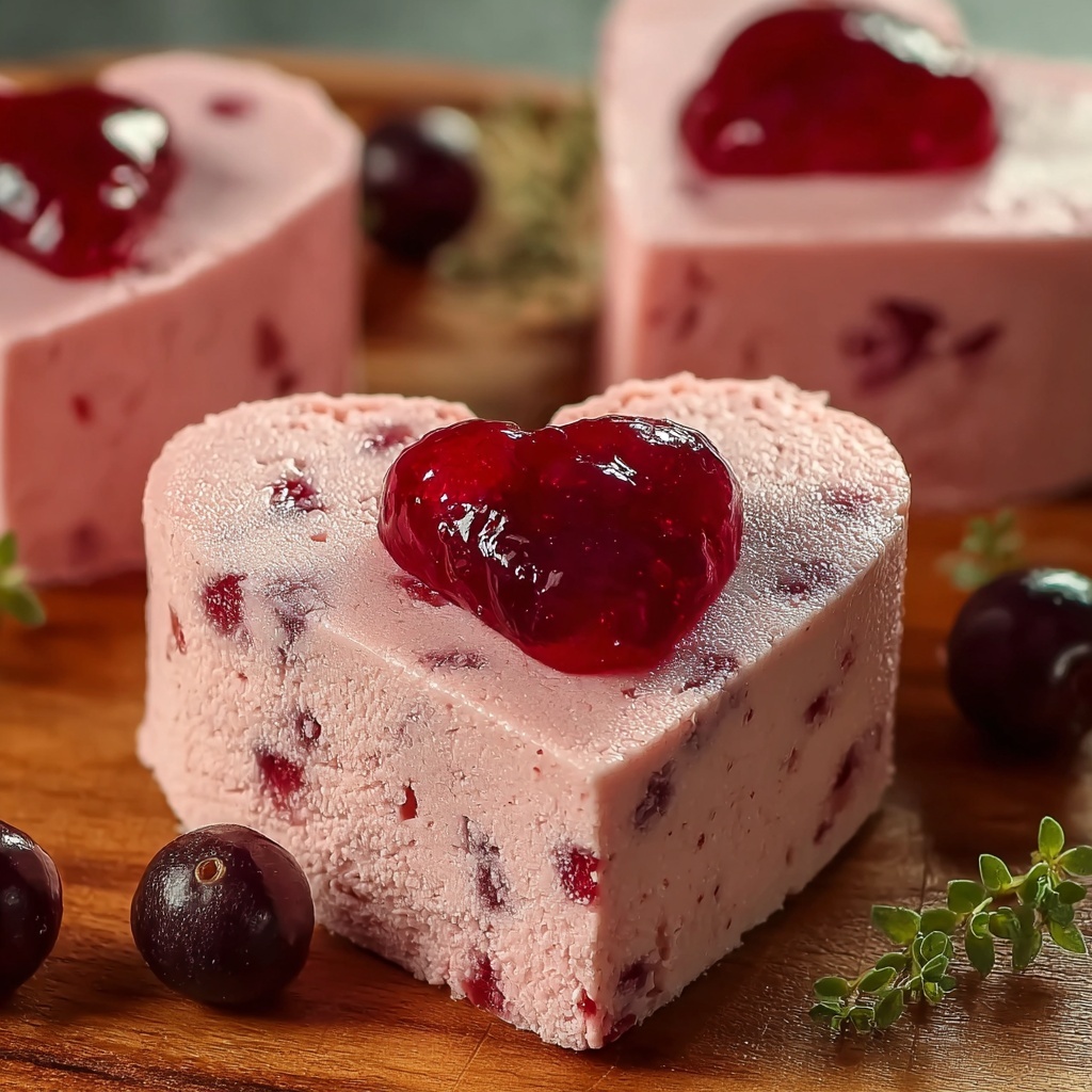 Cranberry Orange Semifreddo Hearts Recipe - Recipe Image