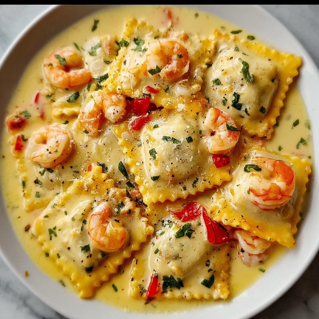 Lobster Ravioli in a Zesty Lemon Butter Sauce Recipe - Recipe Image