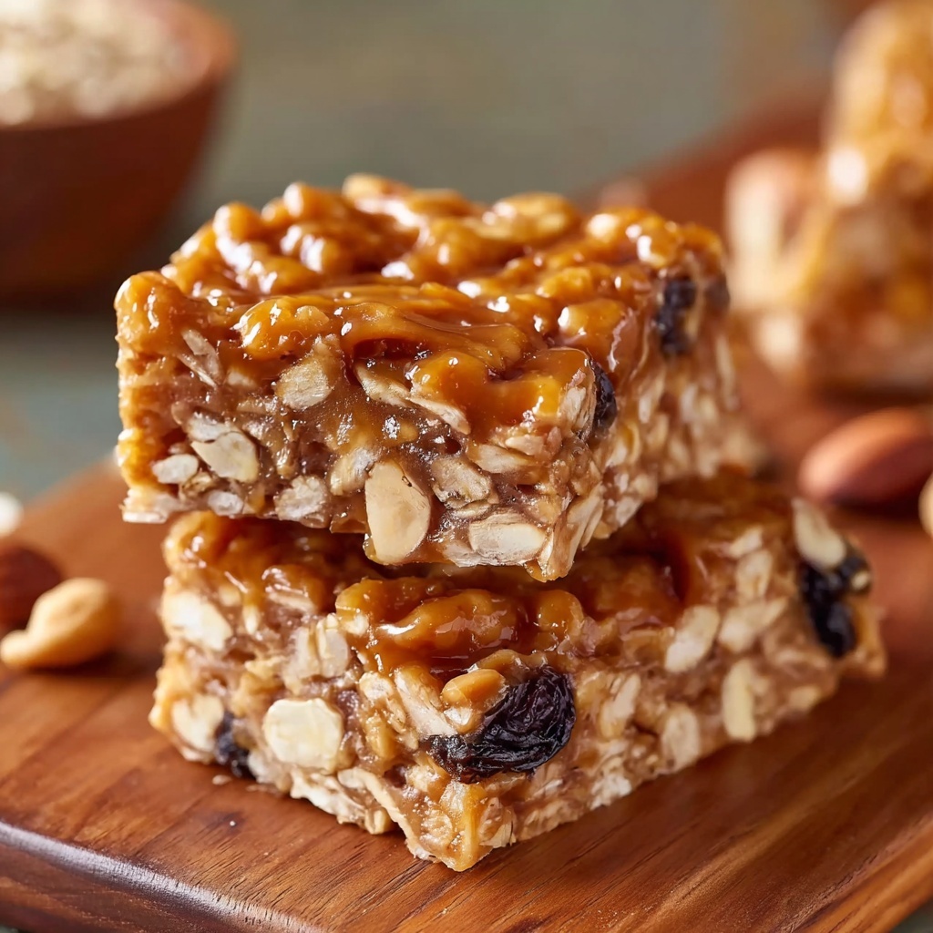 Chewy Homemade Granola Bars Recipe - Recipe Image