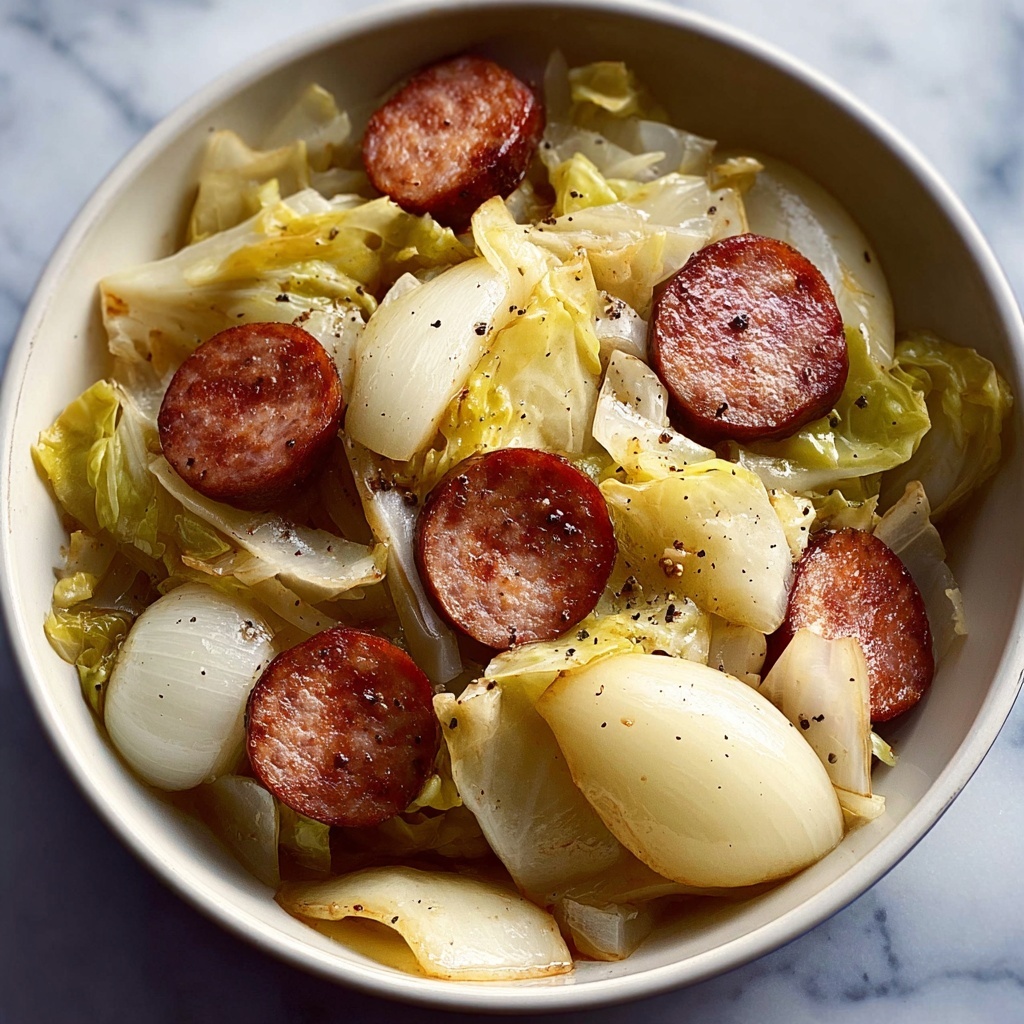 Slow Cooker Cabbage and Sausage Stew Recipe - Recipe Image