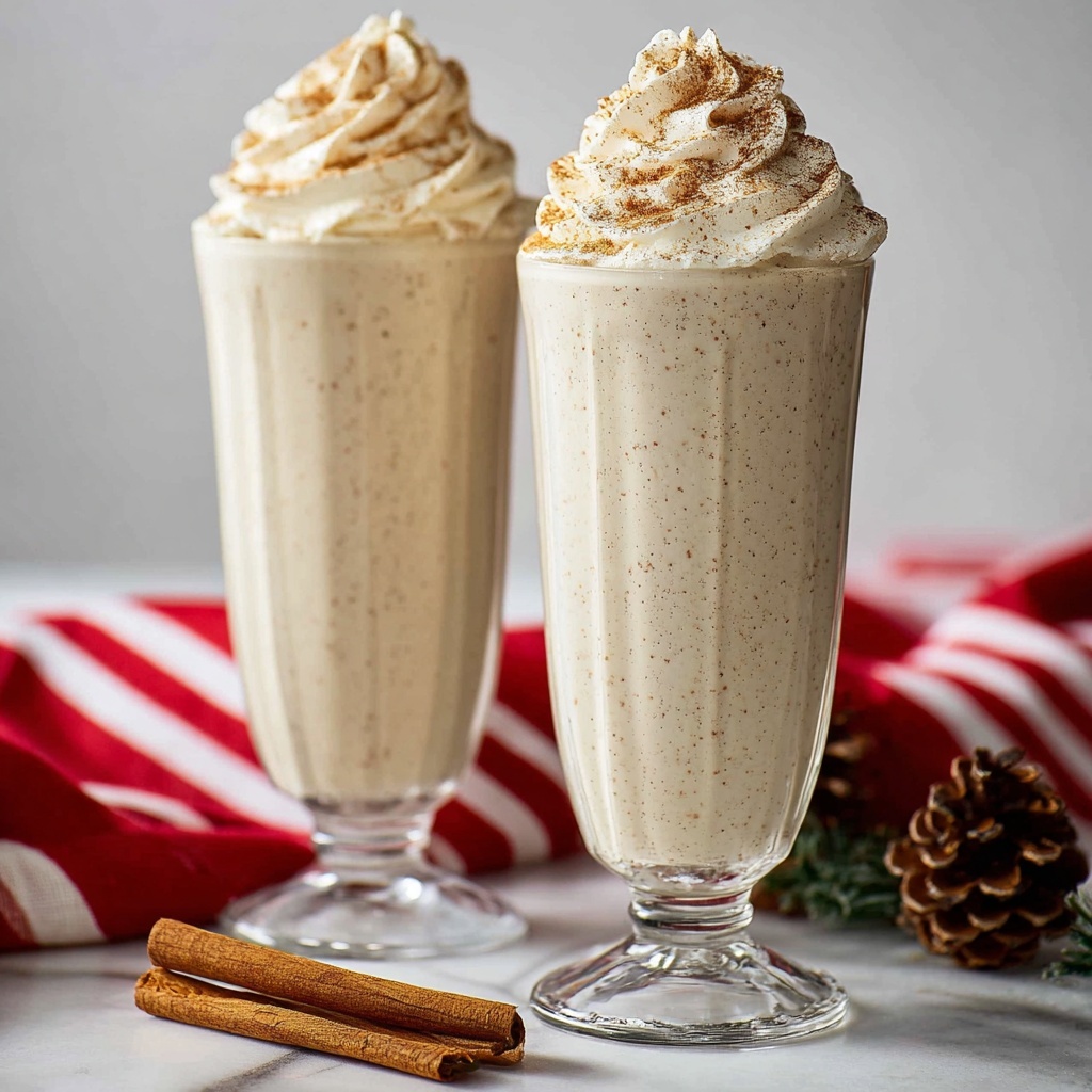 Eggnog Milkshake Recipe - Recipe Image