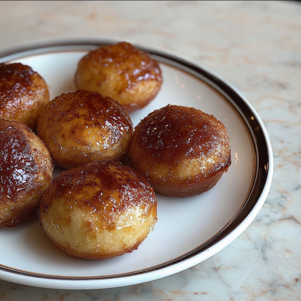Potato Mochi with Cheese and Soy Sauce Glaze Recipe - Recipe Image