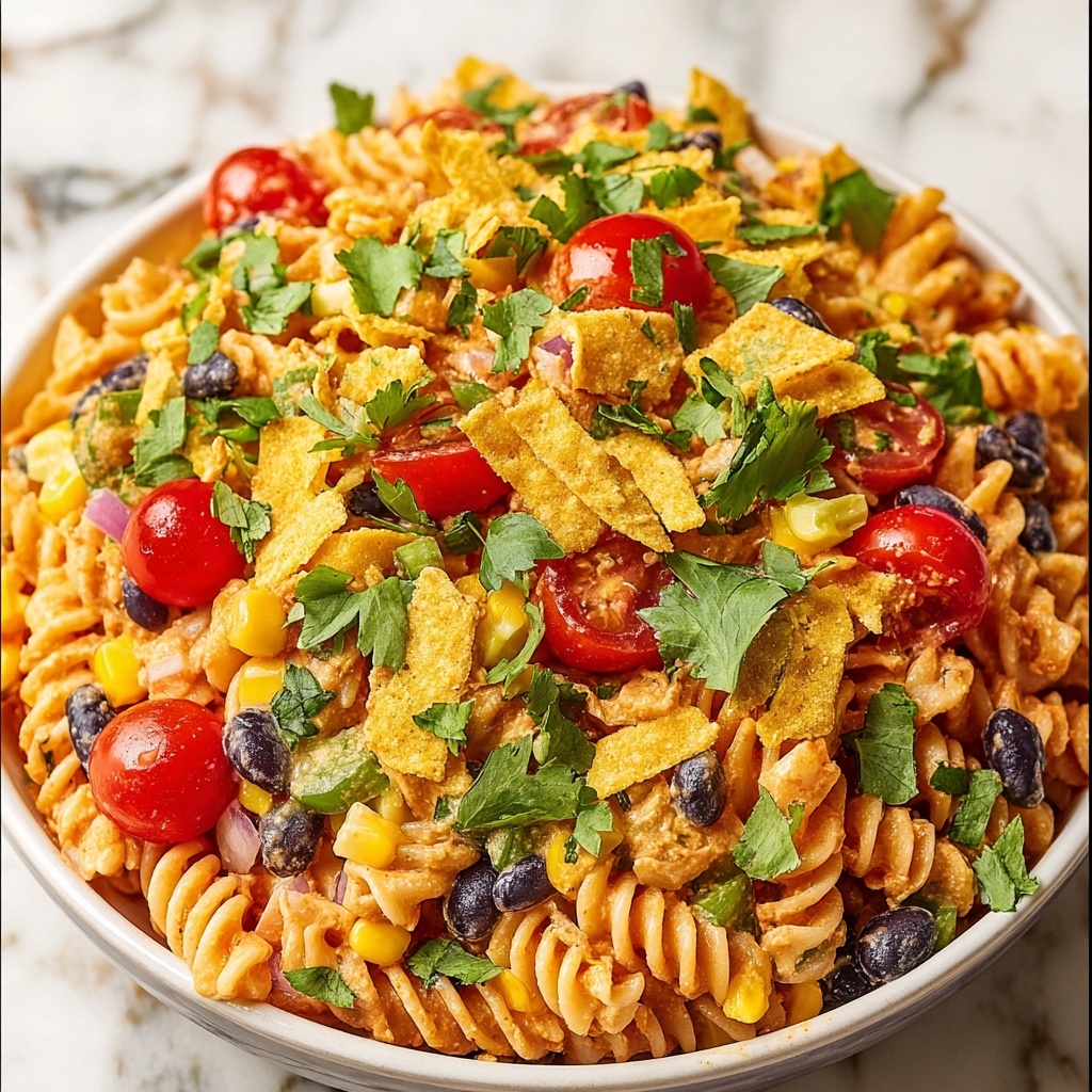 Ranch Taco Pasta Salad: A Delicious & Easy Recipe - Recipe Image