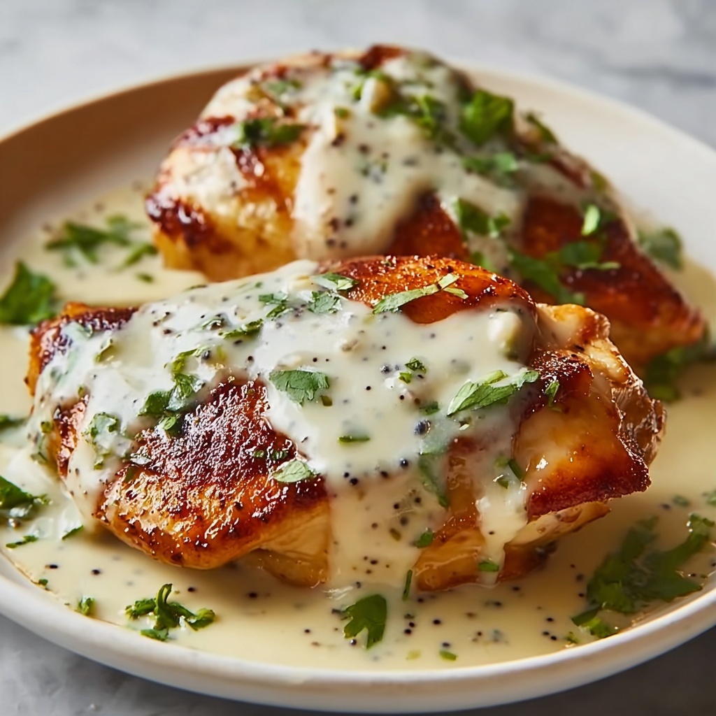 Chicken with Boursin Cheese Sauce Recipe - Recipe Image