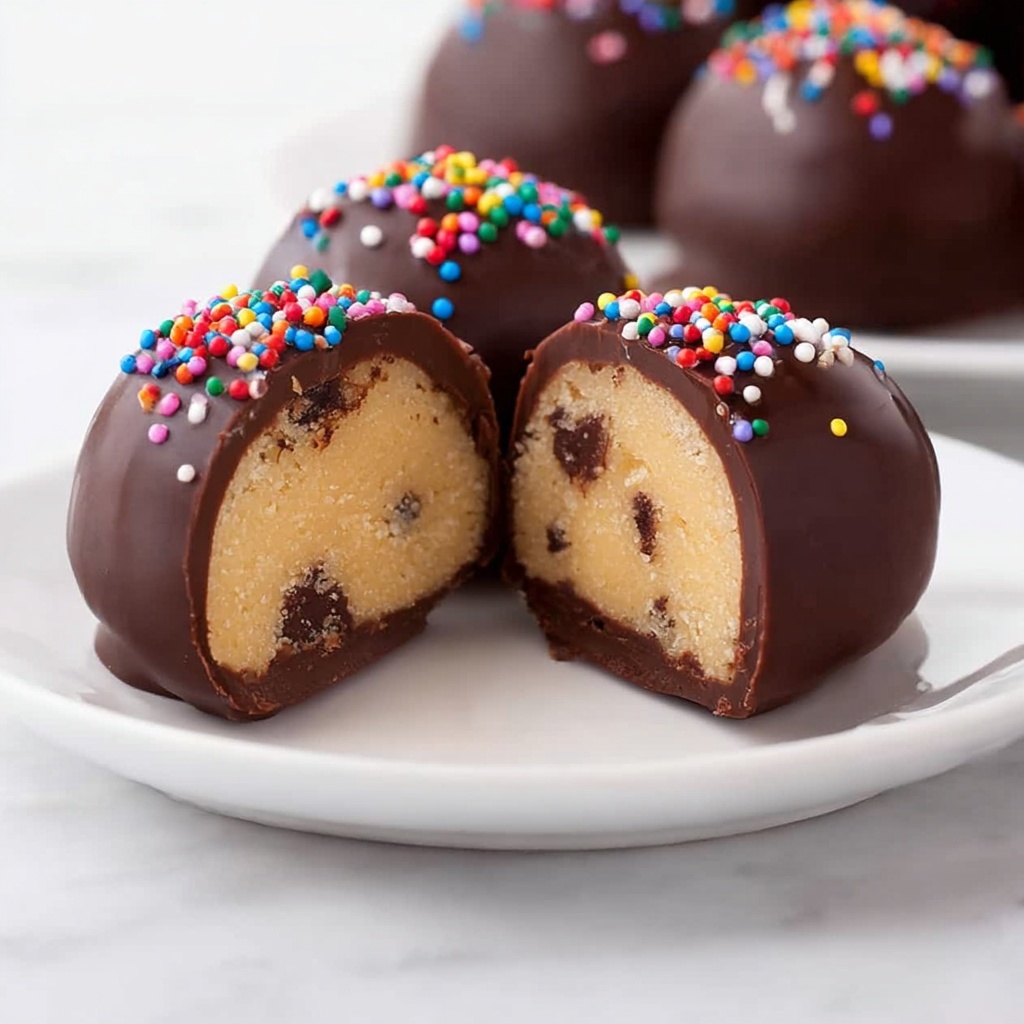 Chocolate Chip Cookie Dough Truffles Recipe - Recipe Image