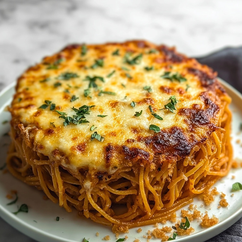 Cream Cheese Spaghetti Casserole Recipe - Recipe Image