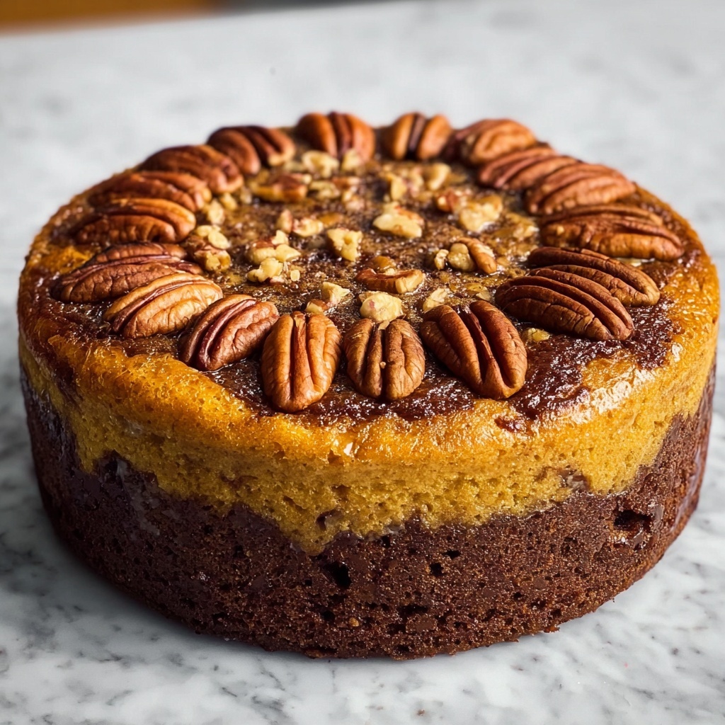Upside-Down Georgia Pecan Cake Recipe - Recipe Image