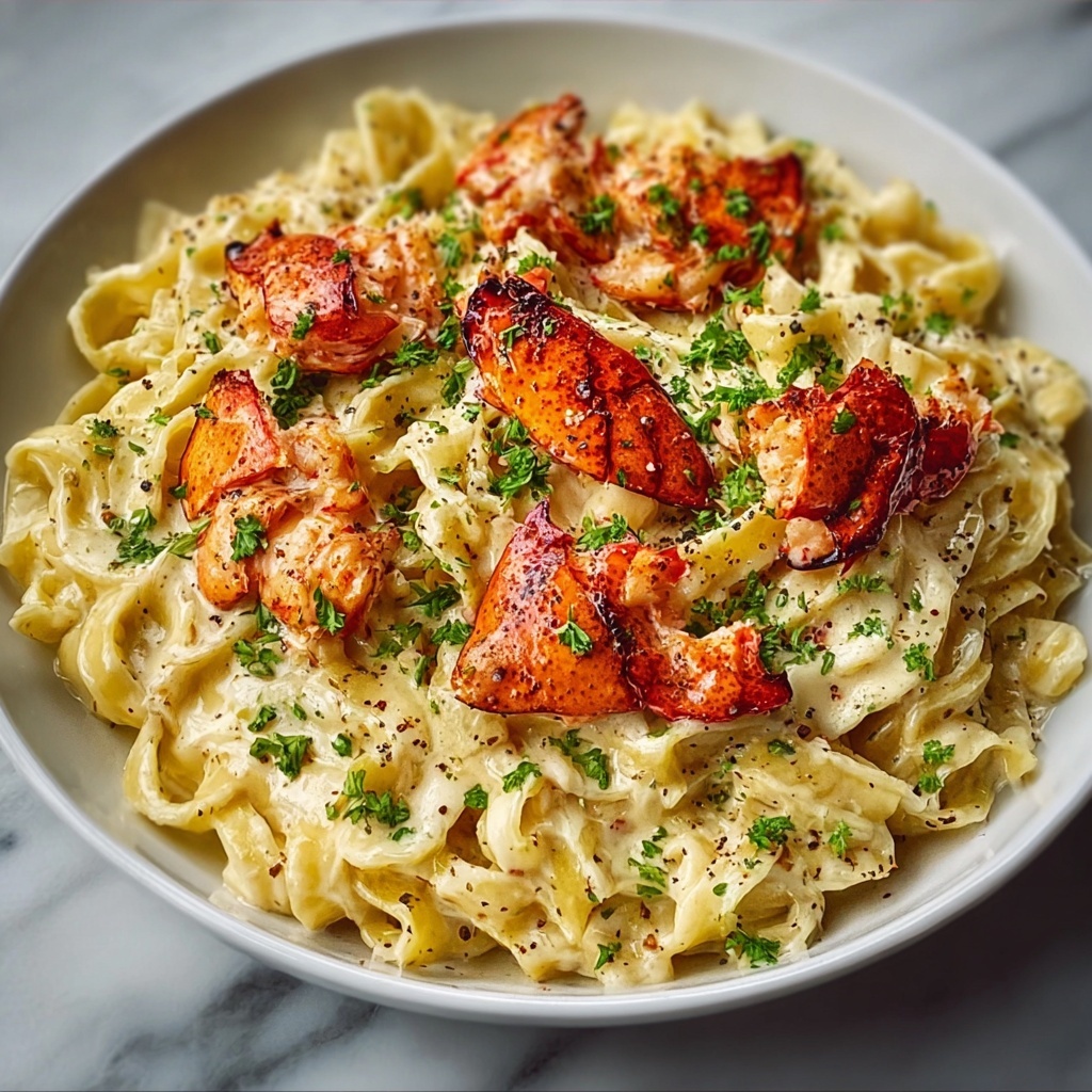 Lobster Alfredo Pasta Recipe - Recipe Image