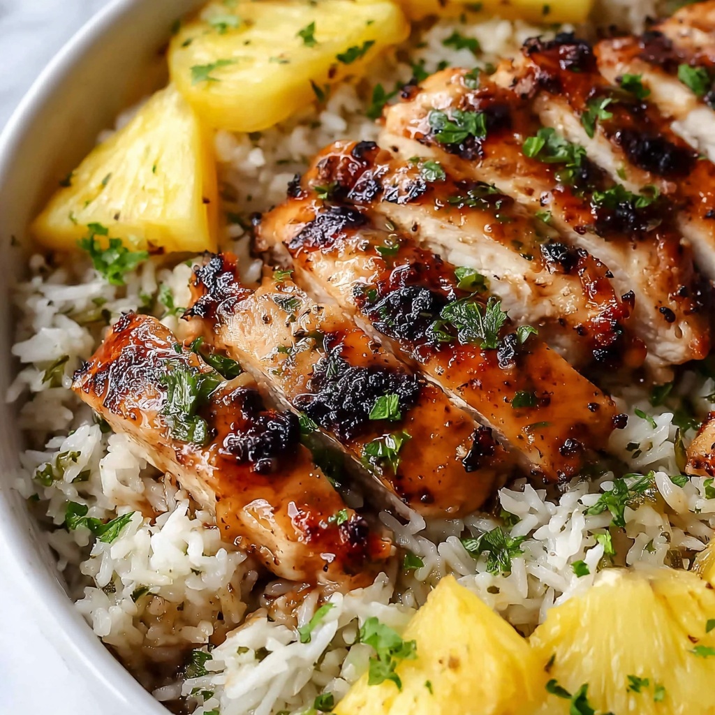 Pineapple Chicken and Rice Recipe - Recipe Image