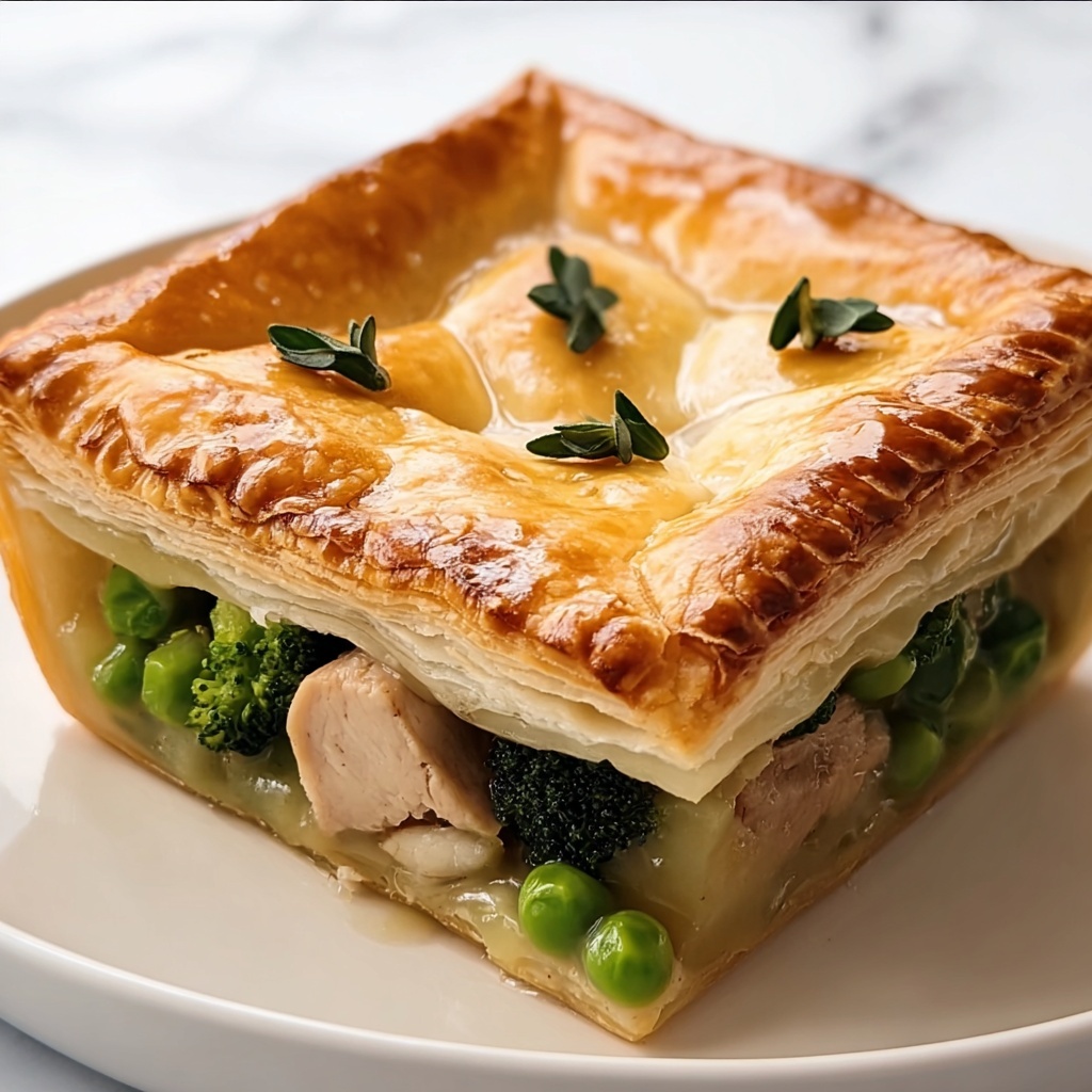 Chicken & Broccoli Pot Pie Recipe - Recipe Image
