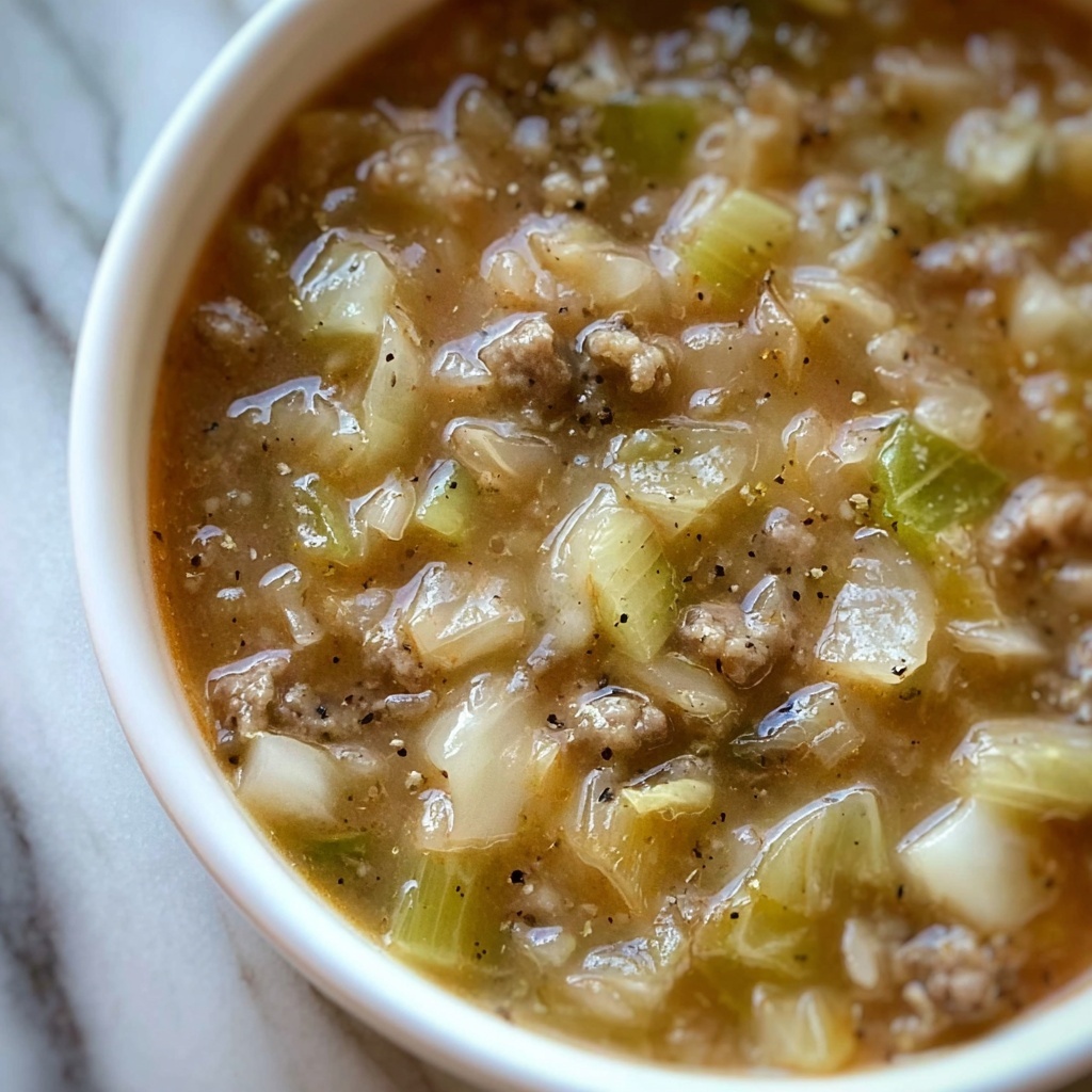 Cabbage Soup with Ground Beef Recipe - Recipe Image