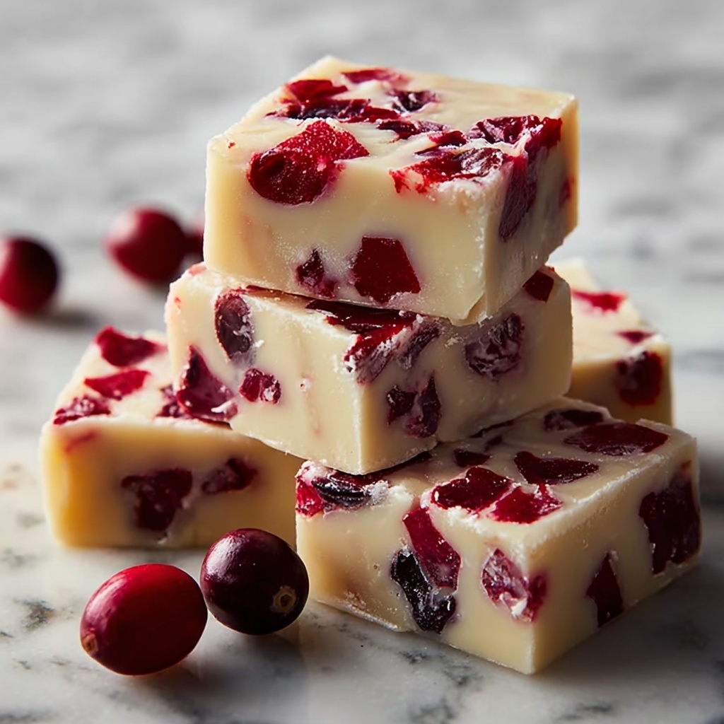 Cranberry Orange Fudge Recipe - Recipe Image