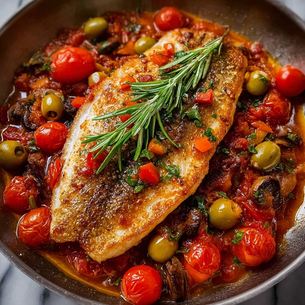 Mediterranean Baked Fish Delight Recipe - Recipe Image