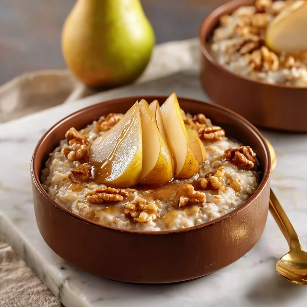 Caramelized Pear Oatmeal Bowls Recipe - Recipe Image
