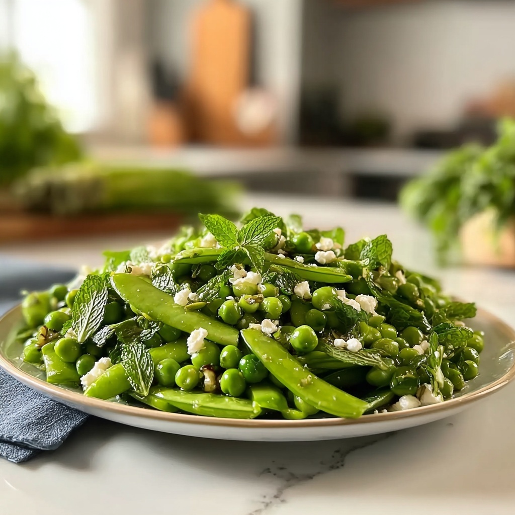Refreshing Spring Pea and Mint Salad Recipe - Recipe Image