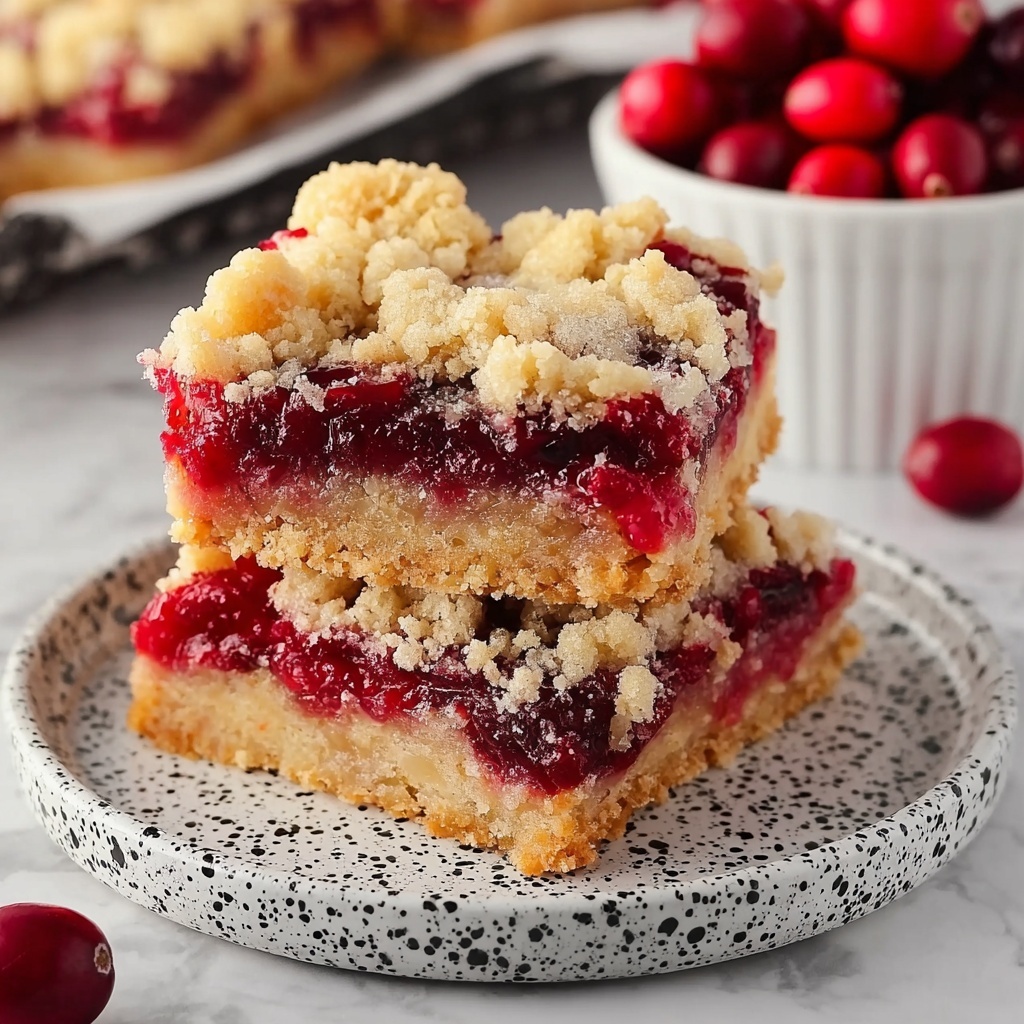Cranberry Bars Recipe - Recipe Image