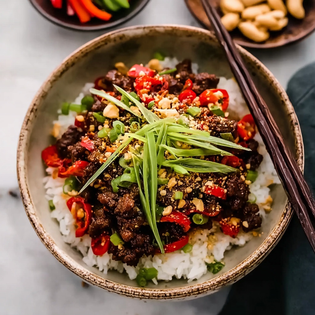 20 Minute Korean Gochujang Beef Bowls Recipe - Recipe Image