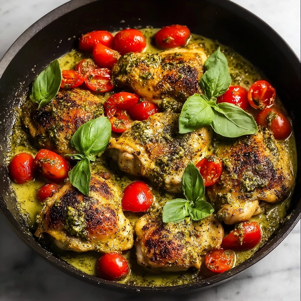 Creamy Pesto Chicken Recipe - Recipe Image