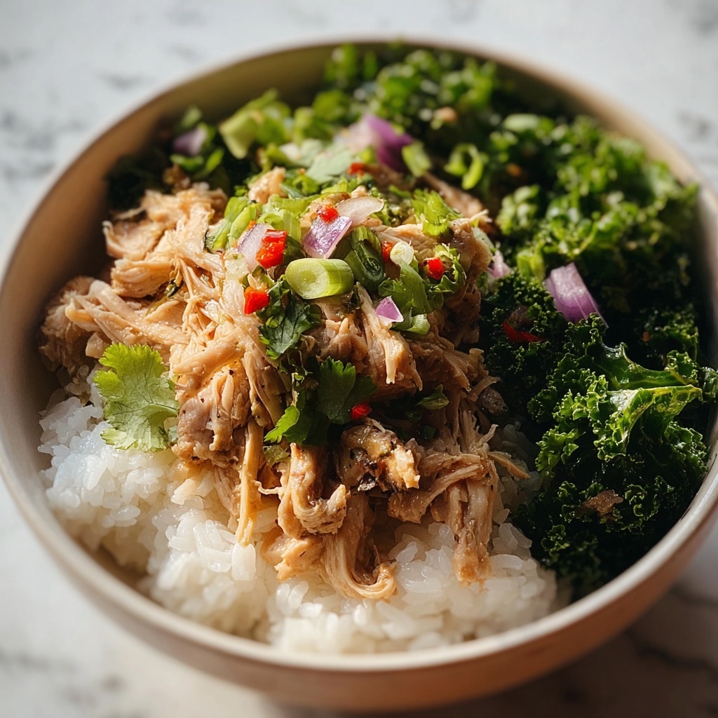 Shredded Chicken & Rice Bowl Recipe - Recipe Image