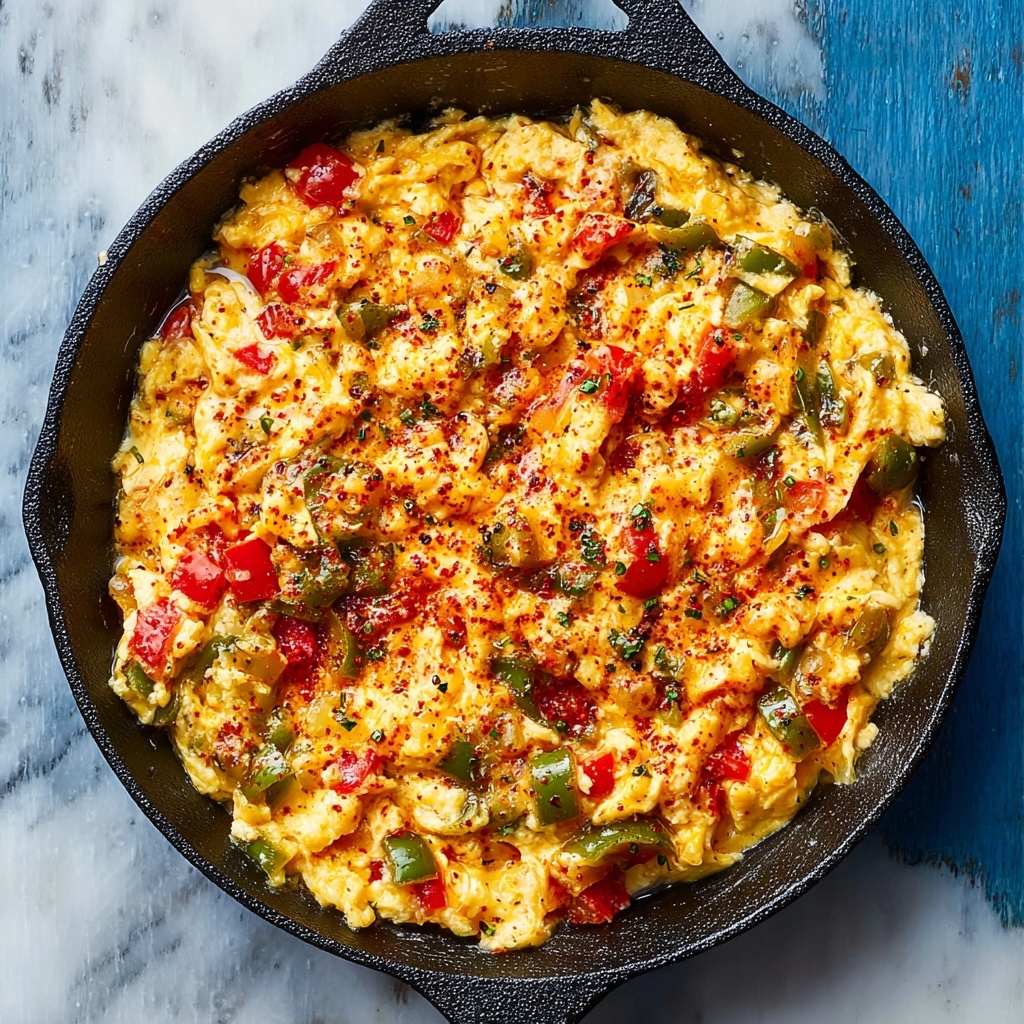 Menemen: Turkish Scrambled Eggs with Tomatoes and Peppers Recipe - Recipe Image