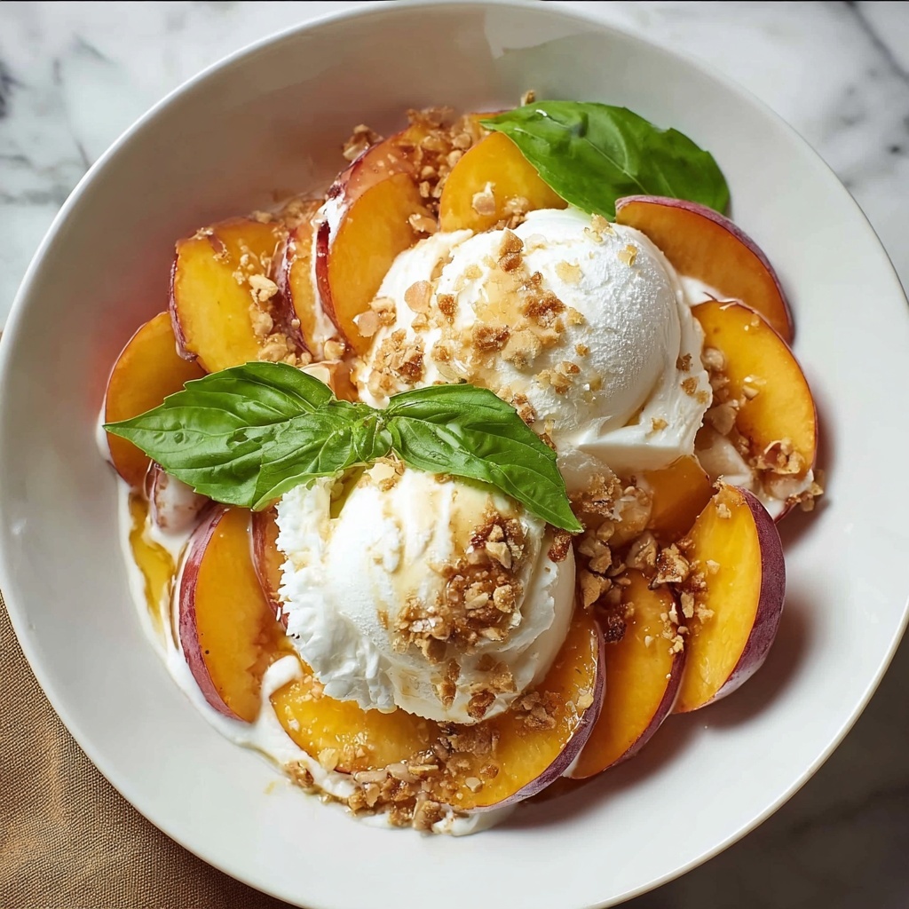 Peach and Burrata Caprese Salad Delight Recipe - Recipe Image