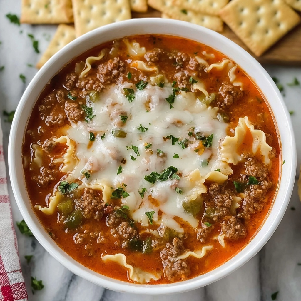 Crock Pot Lasagna Soup Recipe - Recipe Image
