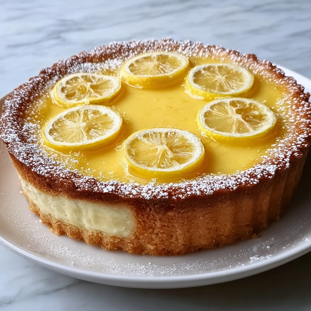 Torta della Nonna – Creamy Lemon Custard Cake Recipe - Recipe Image