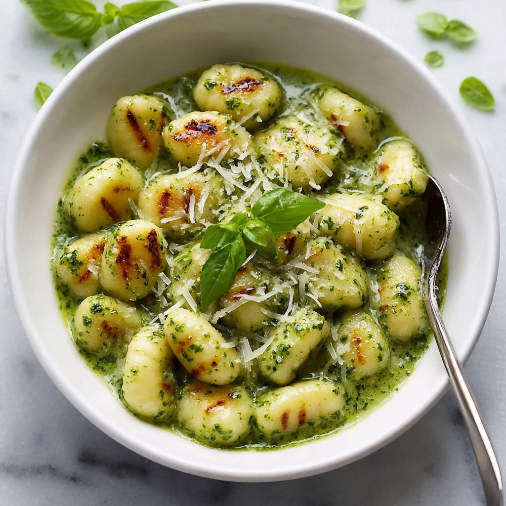 Pesto Gnocchi Recipe - Recipe Image