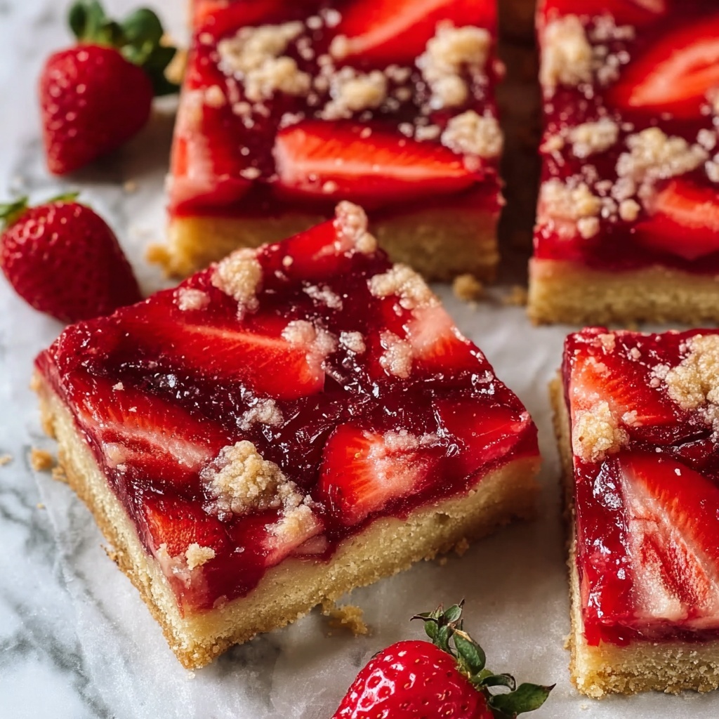Strawberry Pie Bars Recipe - Recipe Image