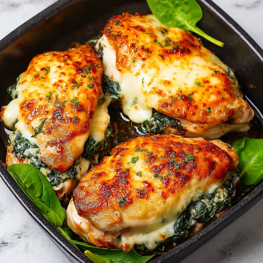 Spinach Stuffed Chicken Breast Recipe - Recipe Image