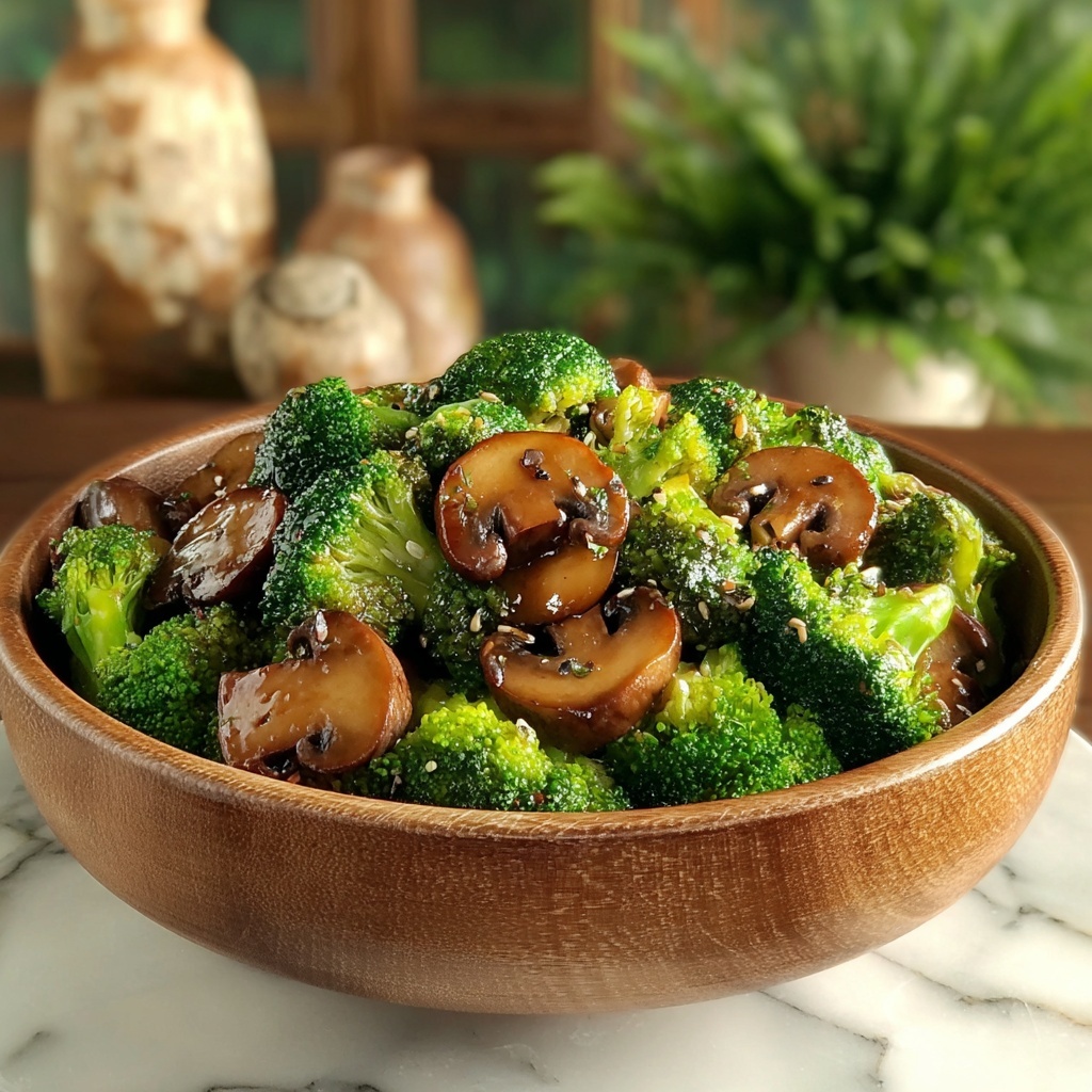 Broccoli and Mushroom Stir Fry Recipe - Recipe Image