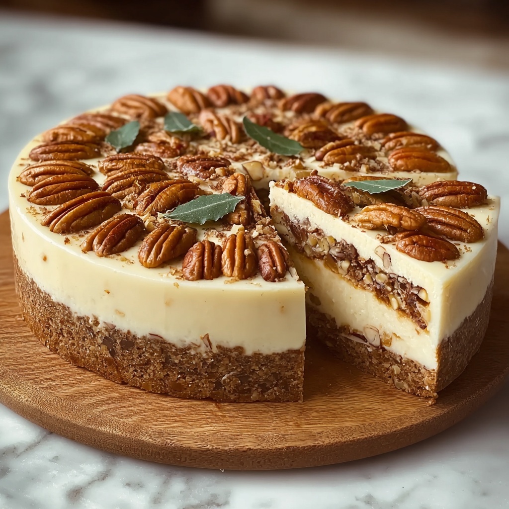 Butter Pecan Cheesecake Recipe - Recipe Image