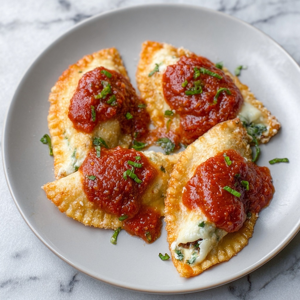 Keto Sausage and Spinach Ravioli with Melted Mozzarella Recipe - Recipe Image