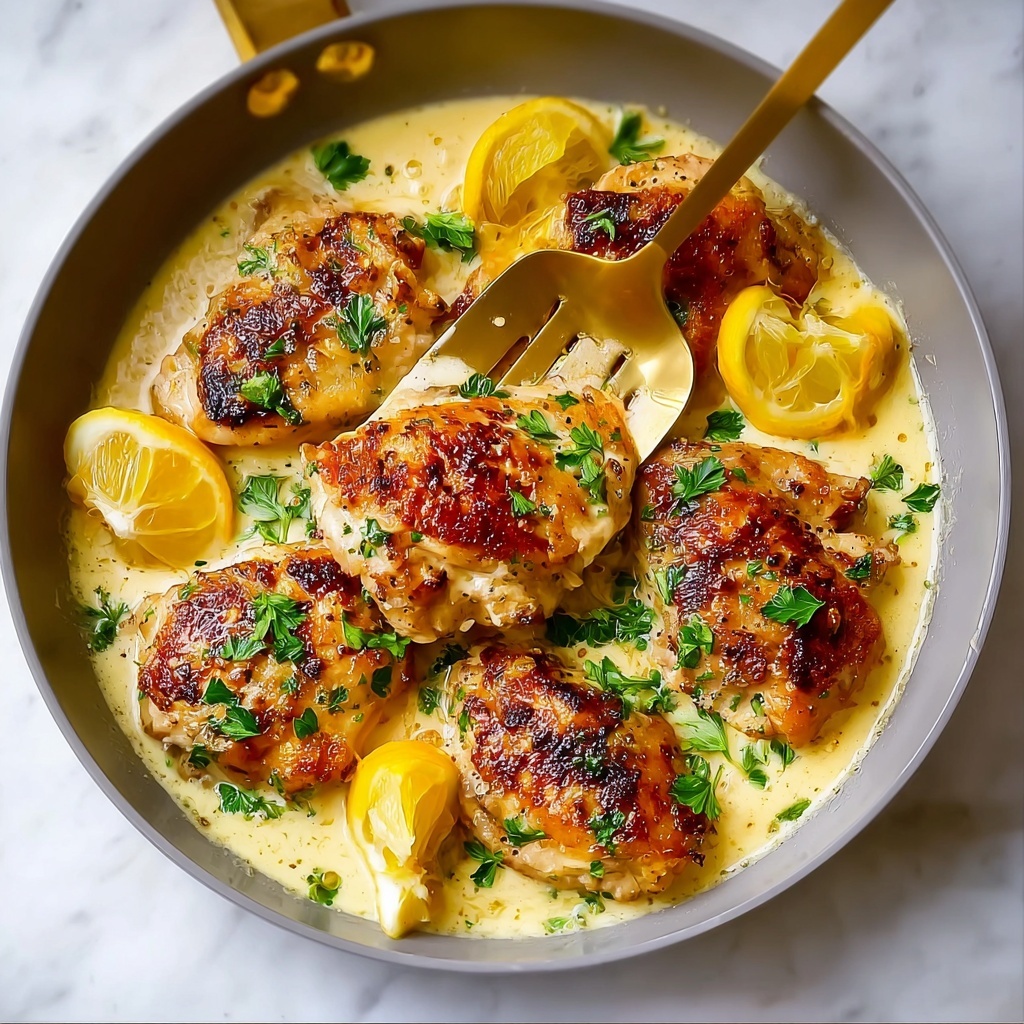 Creamy Chicken Francese with Lemon Sauce Recipe - Recipe Image